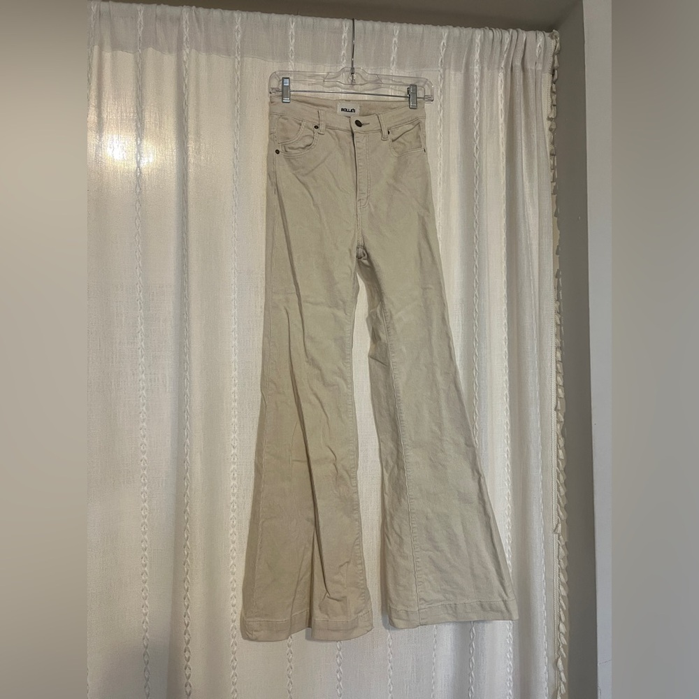 Rolla’s Wide-Leg High Rise Corduroy Jeans